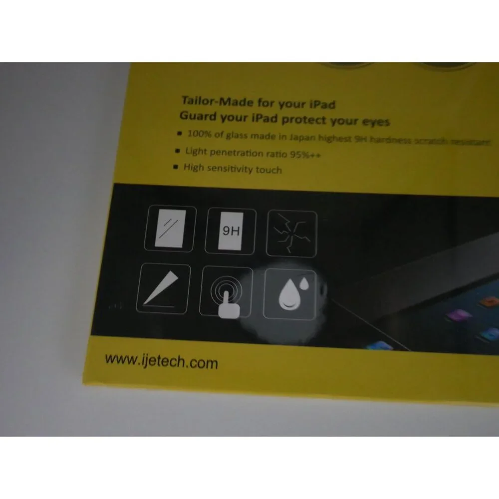 JETech 0338 Tempered Glass Screen Protector For Apple iPad Pro 9.7 or Air 2